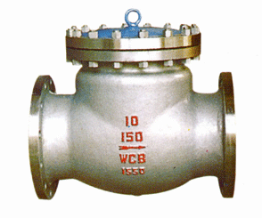 Swing check valve for power station